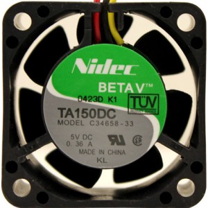 Nidec TA150DC C34658-33 5V 0.36A 3wires Cooling Fan